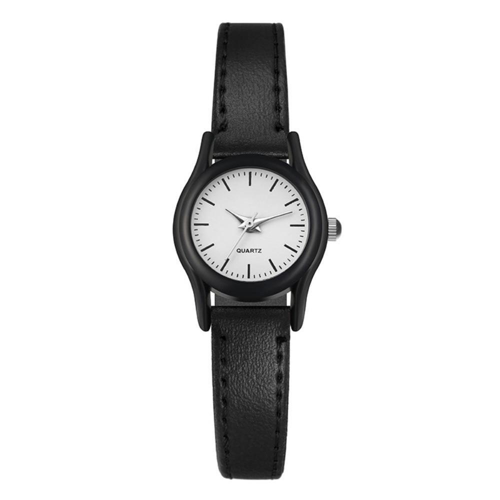 Leather Strap Quartz Watch Minimalist Classic Wristwatches Elegant Couples Watch  for Men