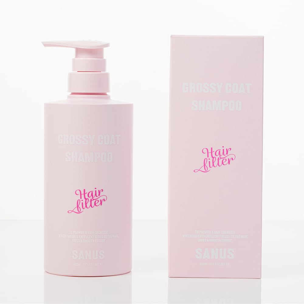 

[Official] GENKING. Produced Hair filter Glossy Coat Shampoo Silicone-free shampoo Moisturizing Damage care Hair quality repair Floral type 400g