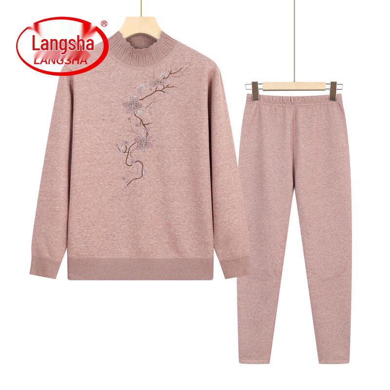 LangSha Women s Elegant Thermal Knit Sweater 3XL