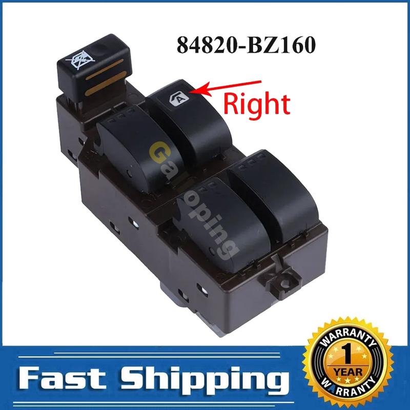 For Perodua Myvi Axia Icon Viva Alza Front Right Electric Window Control Lifter Switch Button Car Accessories 12P 84820-BZ160