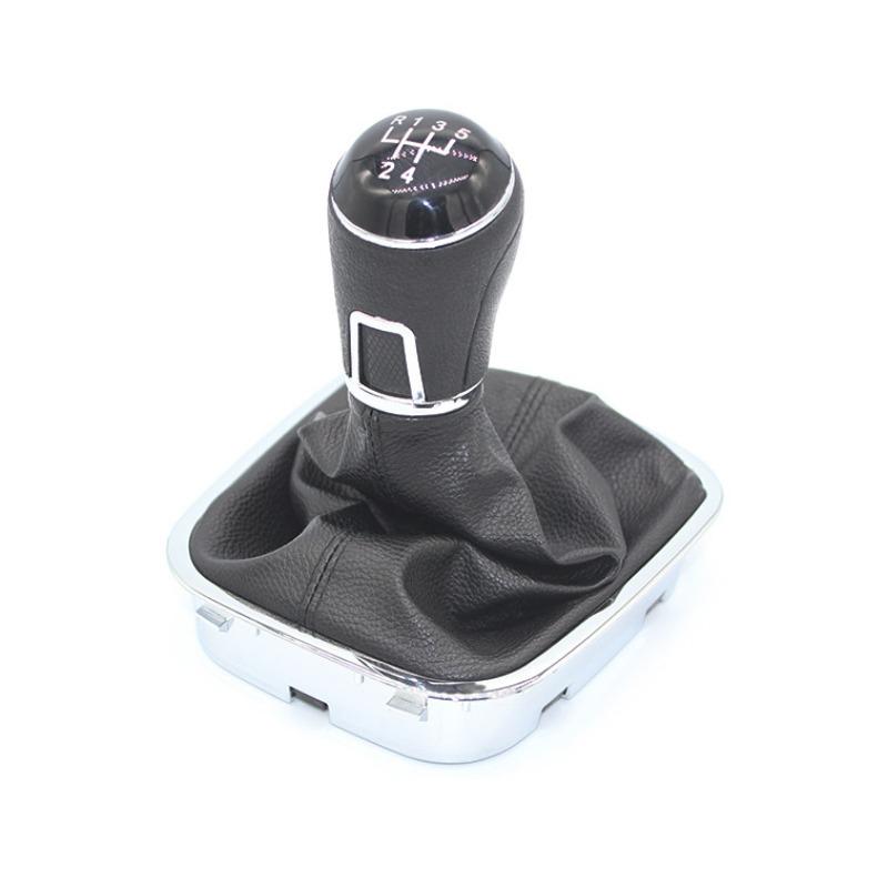 

5-Speed Gear Shift Knob & Dust Boot for Volkswagen VW POLO 2015-2018 - Car Transmission Shifter Handle, Durable Auto Accessories