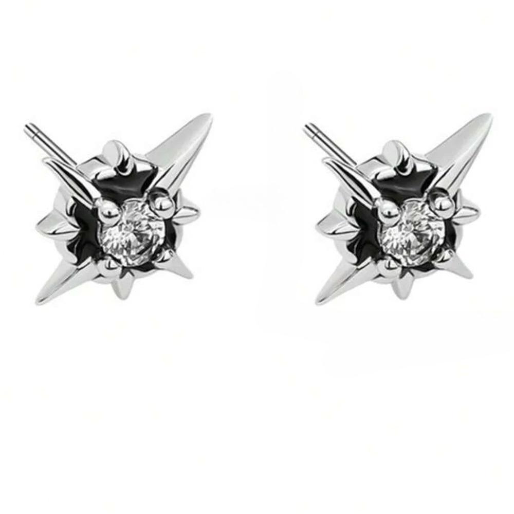 Noordster Herenoorbellen, High-End en Niche Design, Trendy en Knappe Stijl Gepersonaliseerde Oorbellen voor Trendy Mannen