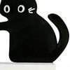 Acrylic Cute Magnetic Cat Whisker Holder Fridge Magnets Refrigerator Ornament  Cat Whisker Storage Box Home Kitchen Decor