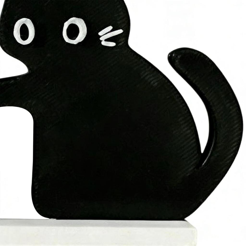 Acrylic Cute Magnetic Cat Whisker Holder Fridge Magnets Refrigerator Ornament  Cat Whisker Storage Box Home Kitchen Decor