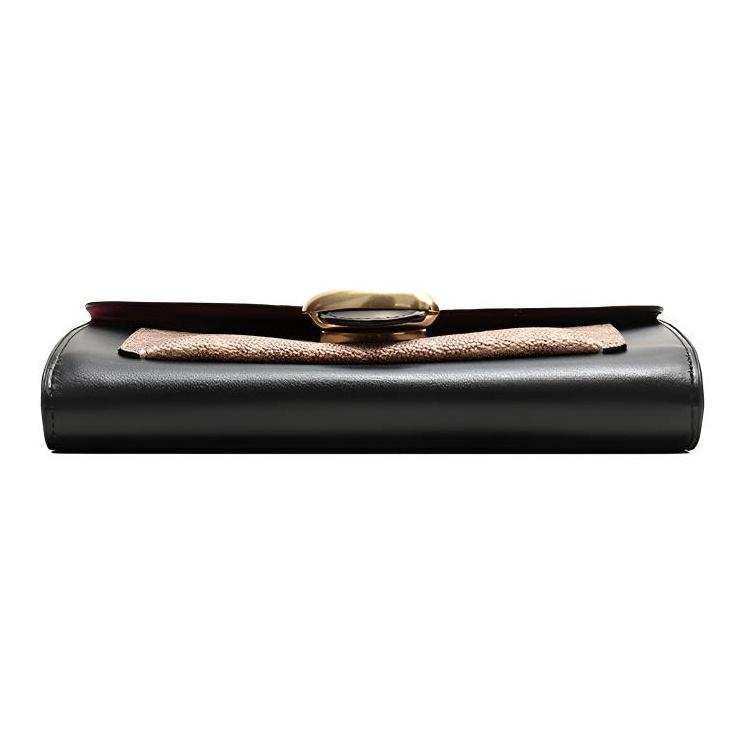 Coach Tabby Signature Canvas Chain Crossbody Bag, Black Leather, Fashion Shoulder Bag for Daily Use 86094-B4OOH