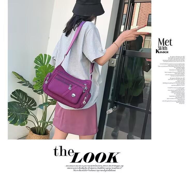 Damen Koreanischer Stil Mehrfachfach Umhängetasche - Modischer Kleiner Quadratischer Rucksack