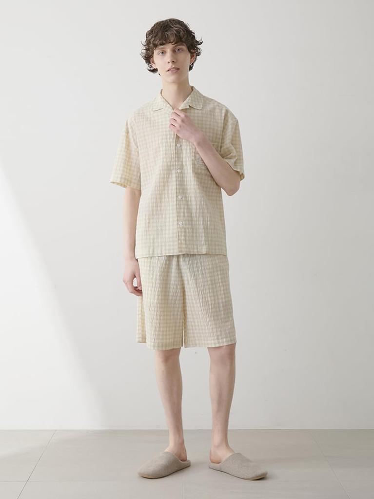 Gelato Pique HOMME Shorts PHFP252957BEGL Multi-Check