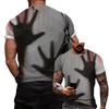 Men's Halloween Themed Graphic Printed Loose Fit Short Sleeve Crewneck T-Shirt for Casual Wear and Daily Outfits