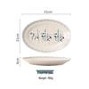 Nordic Style 12-inch Ceramic Panda Fish Plate