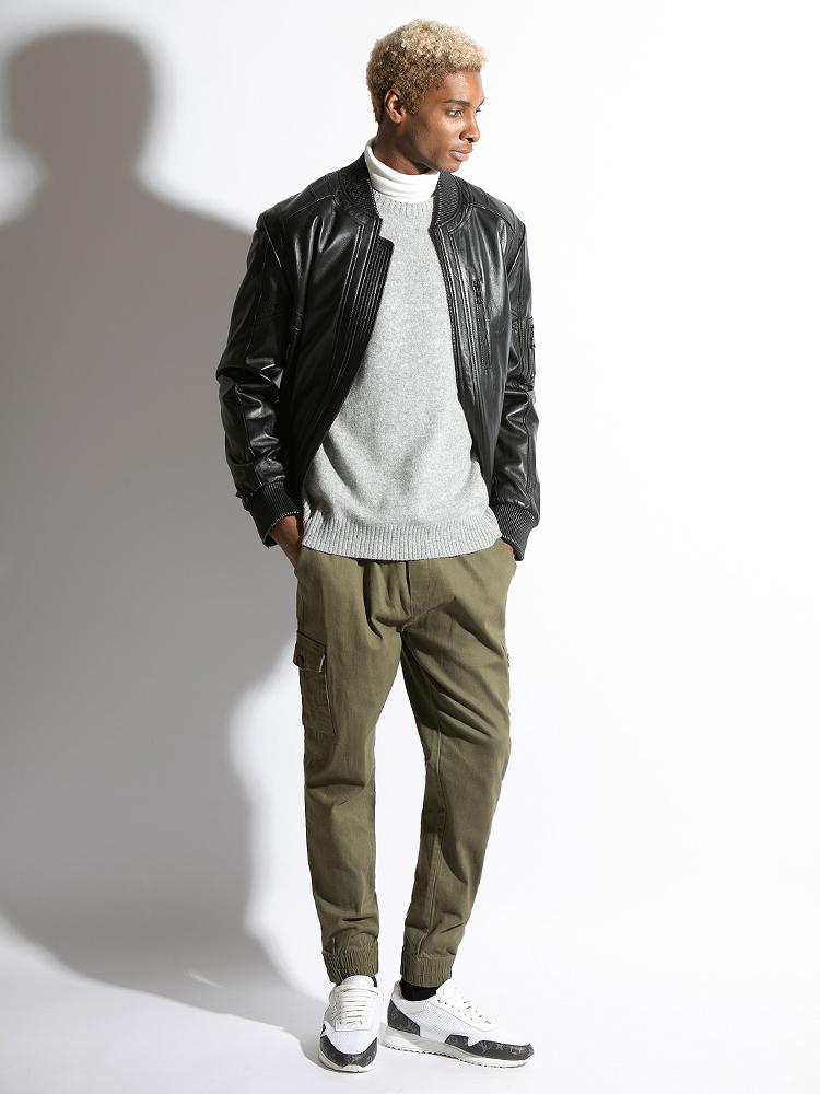 Seuteulaikeu Str Relax Cargo Jogger Pants (Khaki)