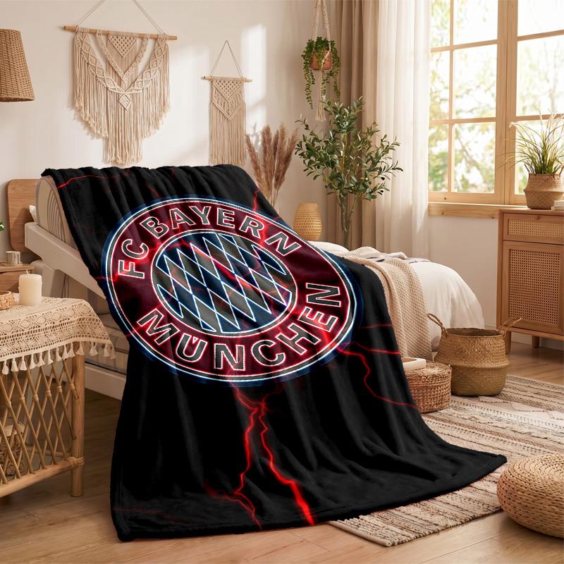 FC Bayern München Print Flanelldecke Weich Warm Sofa Bett Überwurfdecke Für Zuhause Büro Schlafzimmer