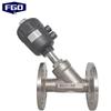 FGO 304 Stainless Steel Pneumatic Angle Seat Valve