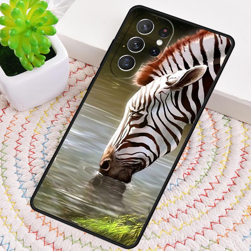 Zebra Animal TPU Phone Case For Samsung Galaxy note 10 pro S26 S25 S24 S23 S22 Ultra Plus S21 FE S20 Shockproof Cover