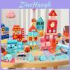 Harry Potter Wooden Construction Blocks For Children Creative Playtime Fun Special Characters Included