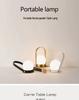 Nordic Postmodern Touch LED Bedside Lamp with USB Charging & Eye Protection