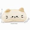 Funny Embroidered Cat Pencil Case Cartoon Kitty Stationer Bag Stationery Storage Bag  Student Use