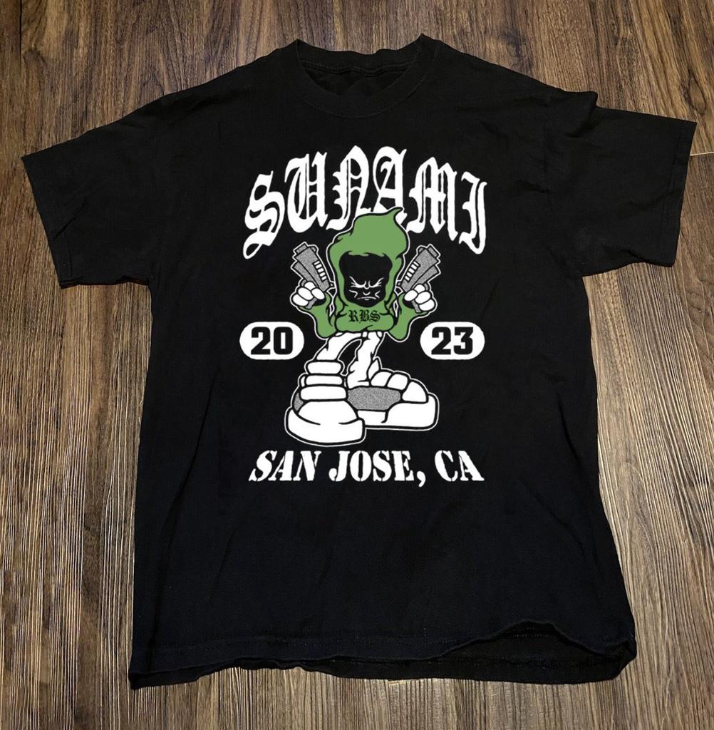 SAN JOSE Concert Sunami Band Unisex T-Shirt Cotton Adult All Size ZA449