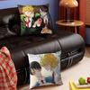 Kusakabe CARTOON HikariS Pillow Case Removable Washable Cushion Cover – All-Season Soft Linen