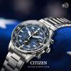 Citizen Eco-Drive Chronograph Silver Stainless Steel 10 Bar Water Resistant Men's Watch CA0690-88L