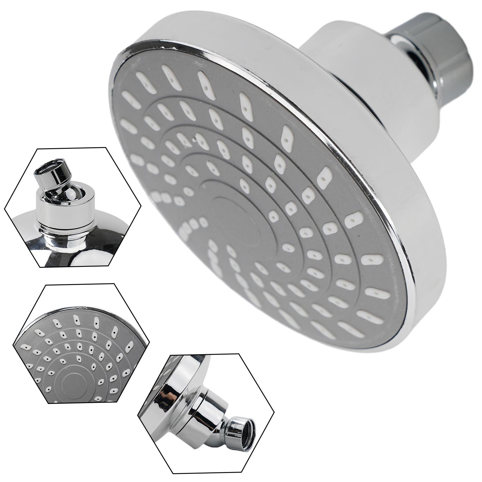Shower Head Designed for Wall-Mount Application with Rainfall Spray Flow Adjustment and Self-Cleaning Nozzle Function China Mainland