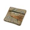 Women Exquisite Silk Jewelry Organizer New Chinese Style Embroidery Jewelry Storage Bag Wave Flower Zipper Bag