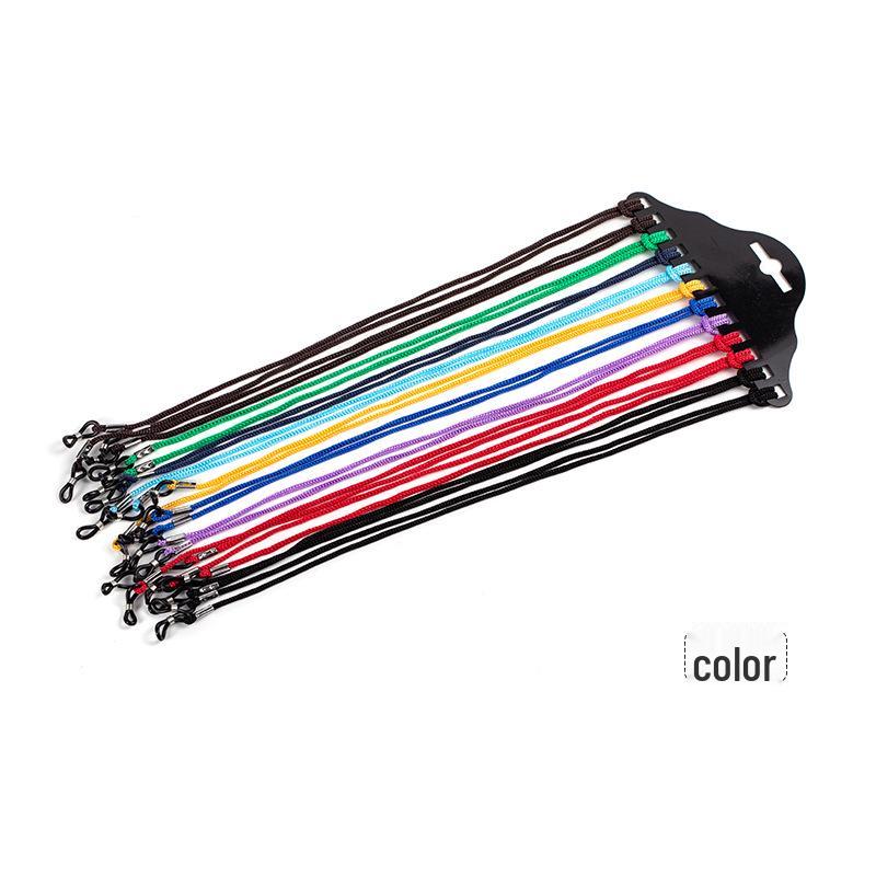 Colorful Nylon Eyeglass Chain - Fashionable, Comfortable, Anti-slip, and Anti-loss Cord for Sunglasses & Reading Glasses