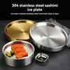 Stainless Steel Cold Tray, Appetizer Cold Plate with Ice Platter, Party Ice Tray, Food Fruit Cooled Shrimp Cocktail Plate