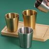 304 Thick Double Wall Stainless Steel Beer Mug for Tea Coffee Cup Drink Ware Hot Water Mug Travel Cup Sets Portable Drink-ware