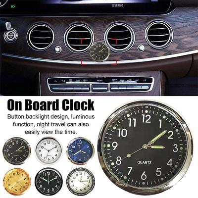 Mini Watch Car Quartz Clock Mini Electronic Clock Waterproof Bicycle Motorcycle Watch Auto Car Clock Dashboard Clock In Car
