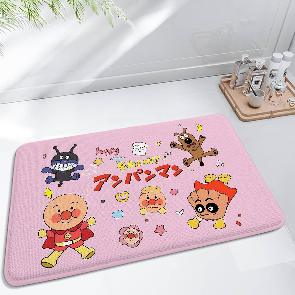 A-Anpans-man Floor Mat Living Room Rug For Bedroom Welcome Mat Outdoor Rug