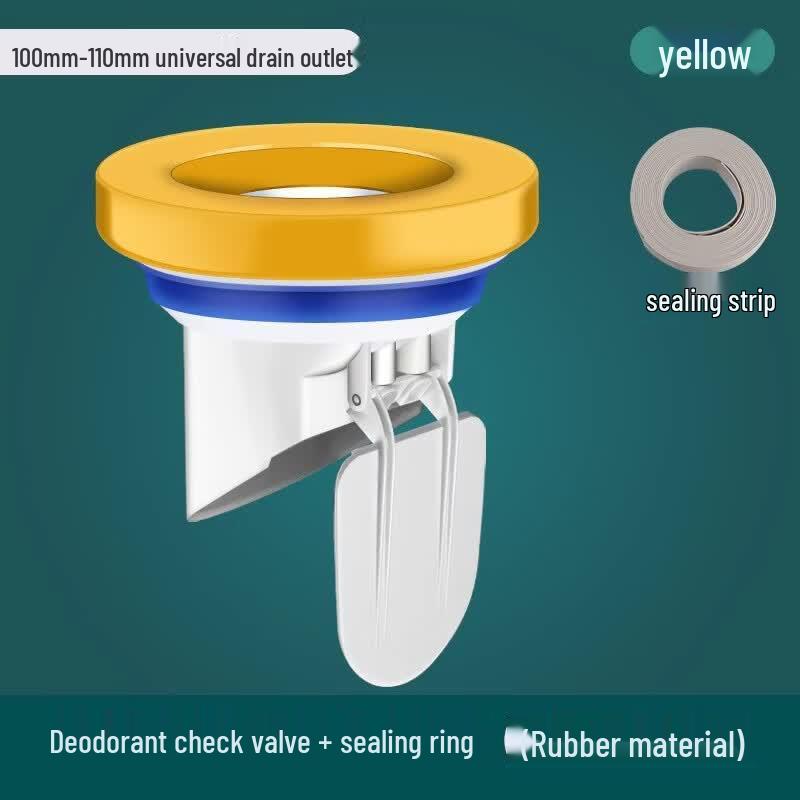 Toilet Flange Seal Kit with Check Valve