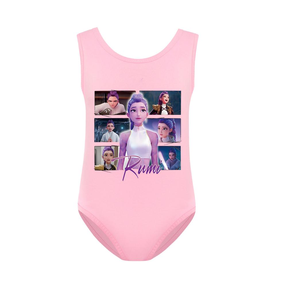 5061 Kids Girls Rumi Mira Zoey Print Swimsuit Swimming One-piece Bodysuit Swimwear