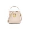 Real leather bucket bag  leather top handle bags  large capacity  shoulder crossbody bag  new fashion
