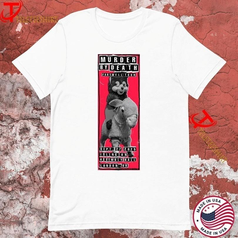 Murder By Death Farewell Tour Sept 27 2025 Islington Assembly Hall London Tshirt Unisex T-Shirt XXL