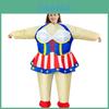 Costume Gonflable Jour de l'Indépendance Américaine Célébration Patriotique Costume de Poupée de Performance