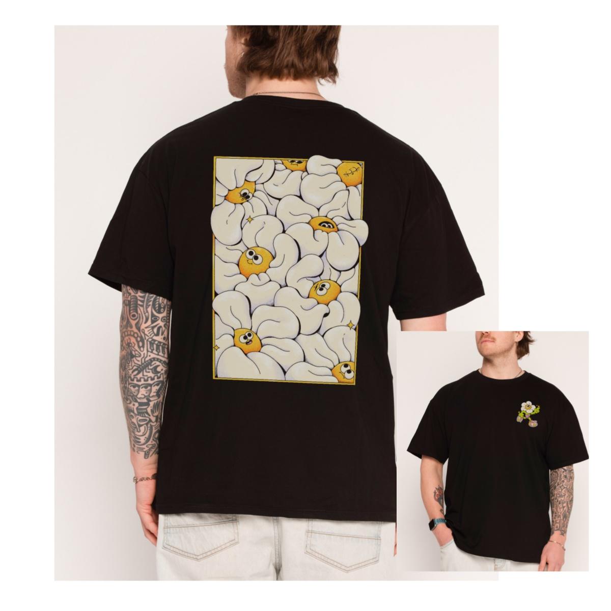 

Trendy Classic Daisies Casual TShirt Mens and Womens Luxury Brand Top S
