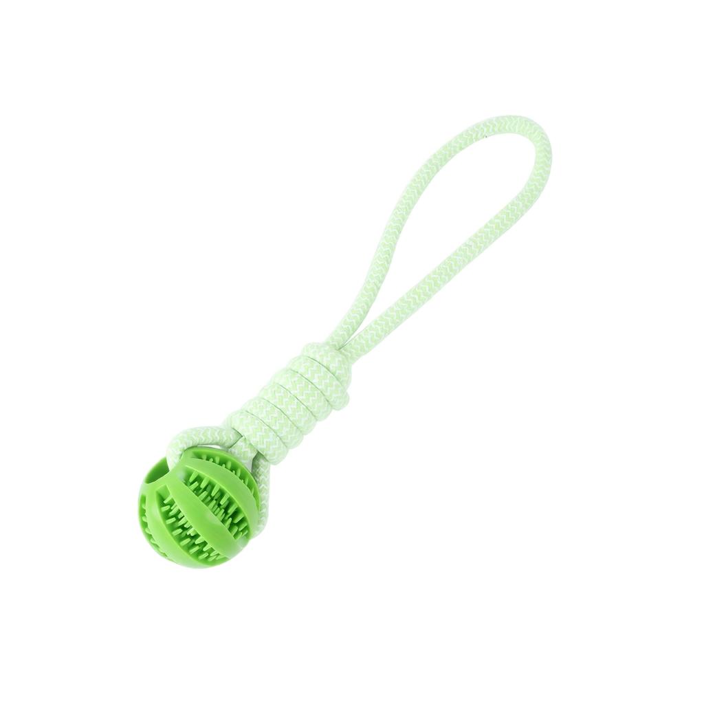 Dog Rope Chew Toy with Durable Ball and Knot for Tug of War Interactive Training and Teeth Cleaning Pet Toy for Dogs