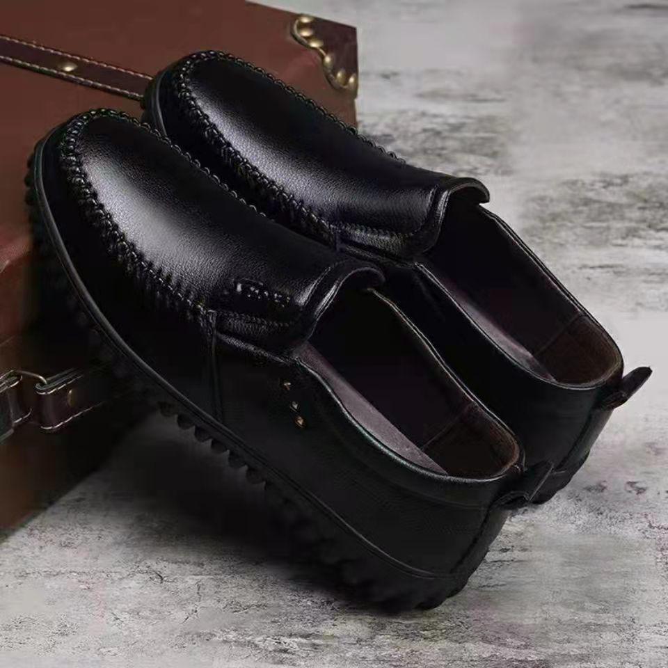 

Новая коллекция мужской обуви из дышащей мягкой кожи «Четыре сезона» - износостойкая, универсальная деловая и повседневная обувь Size 42