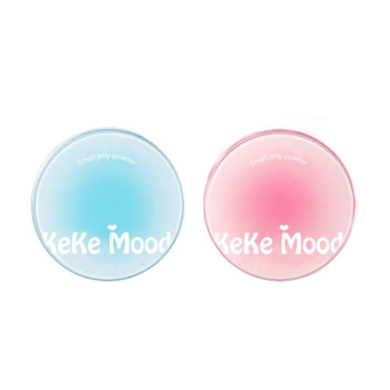 KeKeMood Oil-Control Jelly Honey Loose Setting Powder - Long-lasting, Waterproof, Sweatproof, Lightweight & Non-Transfer.