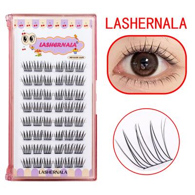 Lashernala 48-strand Eyelash Extensions, No-glue Eyelashes, Eyebrow Extensions, Strand Eyelashes, Cat Eye Idol