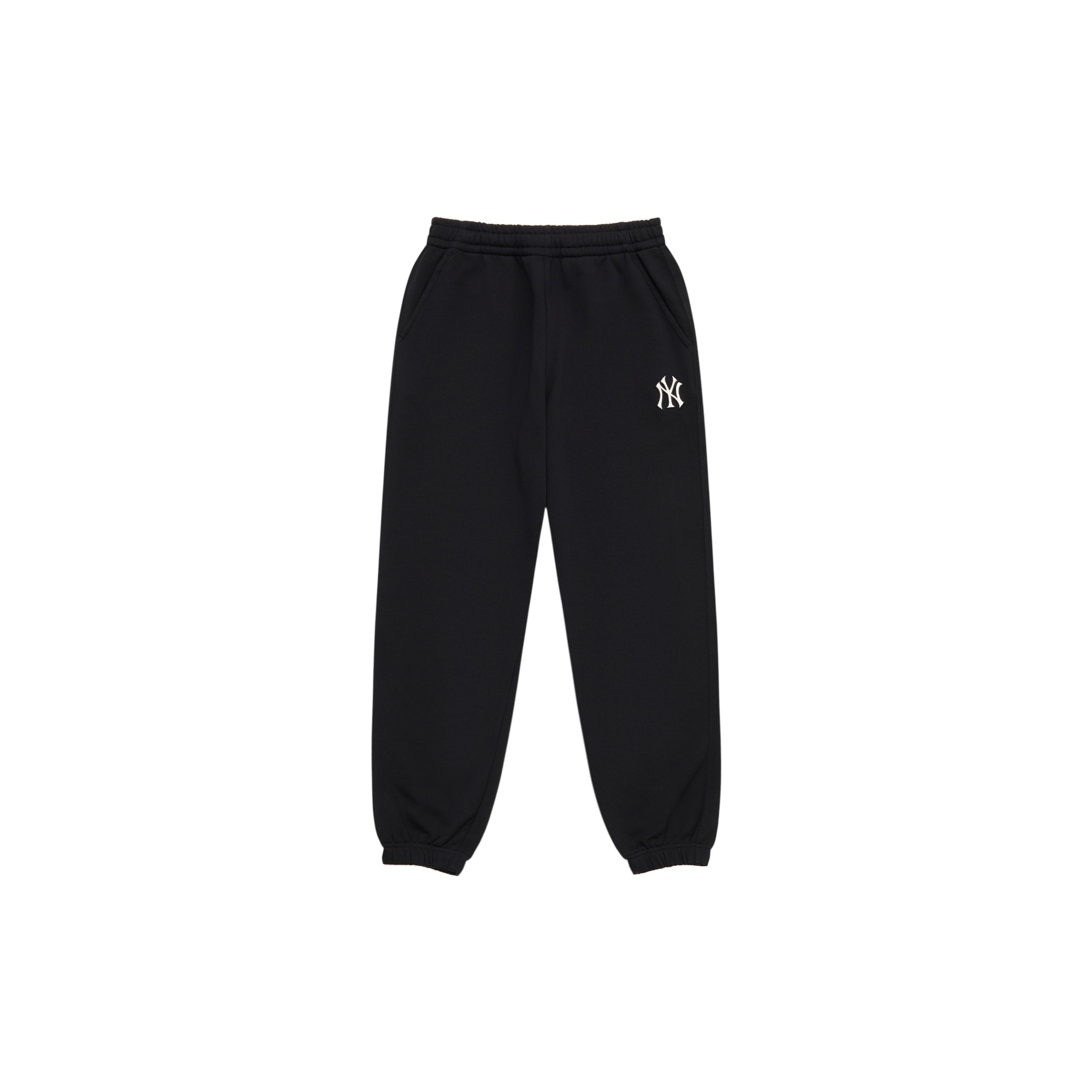 MLB New York Yankees Basic Collection 24FW Knitted Sweatpants Unisex Black 3APTB0244-50BKS XS