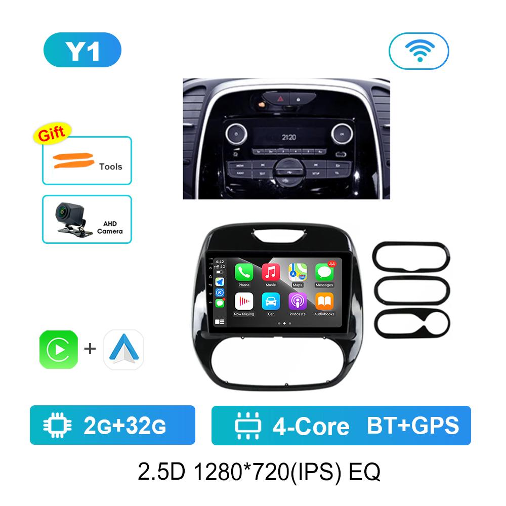 Android OS Car Video Multimedia Player for Renault Kaptur 2016 - 2019 GPS DSP Stereo WiFi BT 4G Carplay Auto Tools Cooling Fan