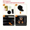 2D Flat Big-dog Car Vent Clip Decorative Diffuser (fragrance Not Included), Car Interior Decoration, Aromatherapy Clip, Ideal for Holiday Gifts
