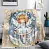 Cardcaptor Sakura Print Flannel Blanket, Ultra Soft High Quality All Seasons Warm Throw, Home Decor Cozy Blanket, Perfect Christmas Gift