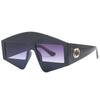 Y2K Luxury Designer Oversized Triangle Sunglasses Vintage Punk Big Frame Popular Shades for Women Men
