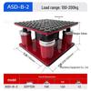 Industrial Equipment: Anti-Vibration Foot Pads for Shock Absorber, Punch Press, Water Pump, Embroidery Machine, and Fan.
