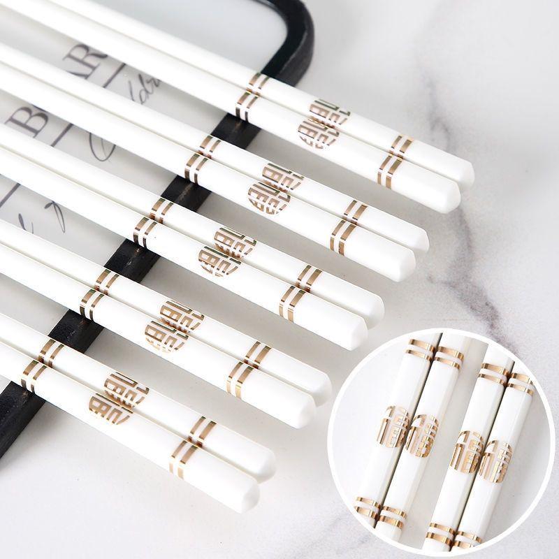 Premium Mold-Proof, Anti-Slip, High-Temp Resistant Bone China Ceramic Chopsticks