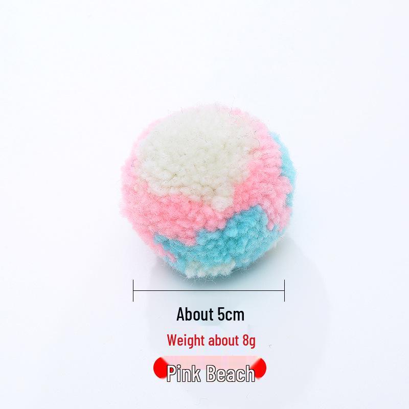 Colorful Plush Bite-Resistant Cat Toys - Interactive Self-Play Boredom Relief
