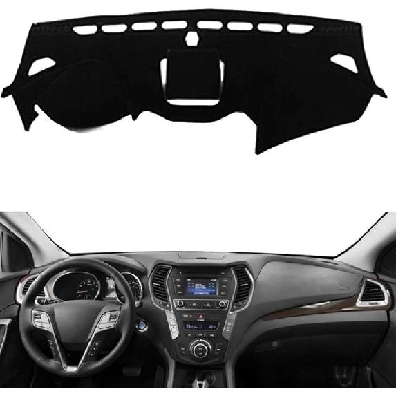 Fit for Hyundai Santa Fe Sport 2013-2018,Car Dashboard Cover,Dashboard Covers,Non-Slip Dash Board Cover Mat,Car Accessories, Lhd Black Edge