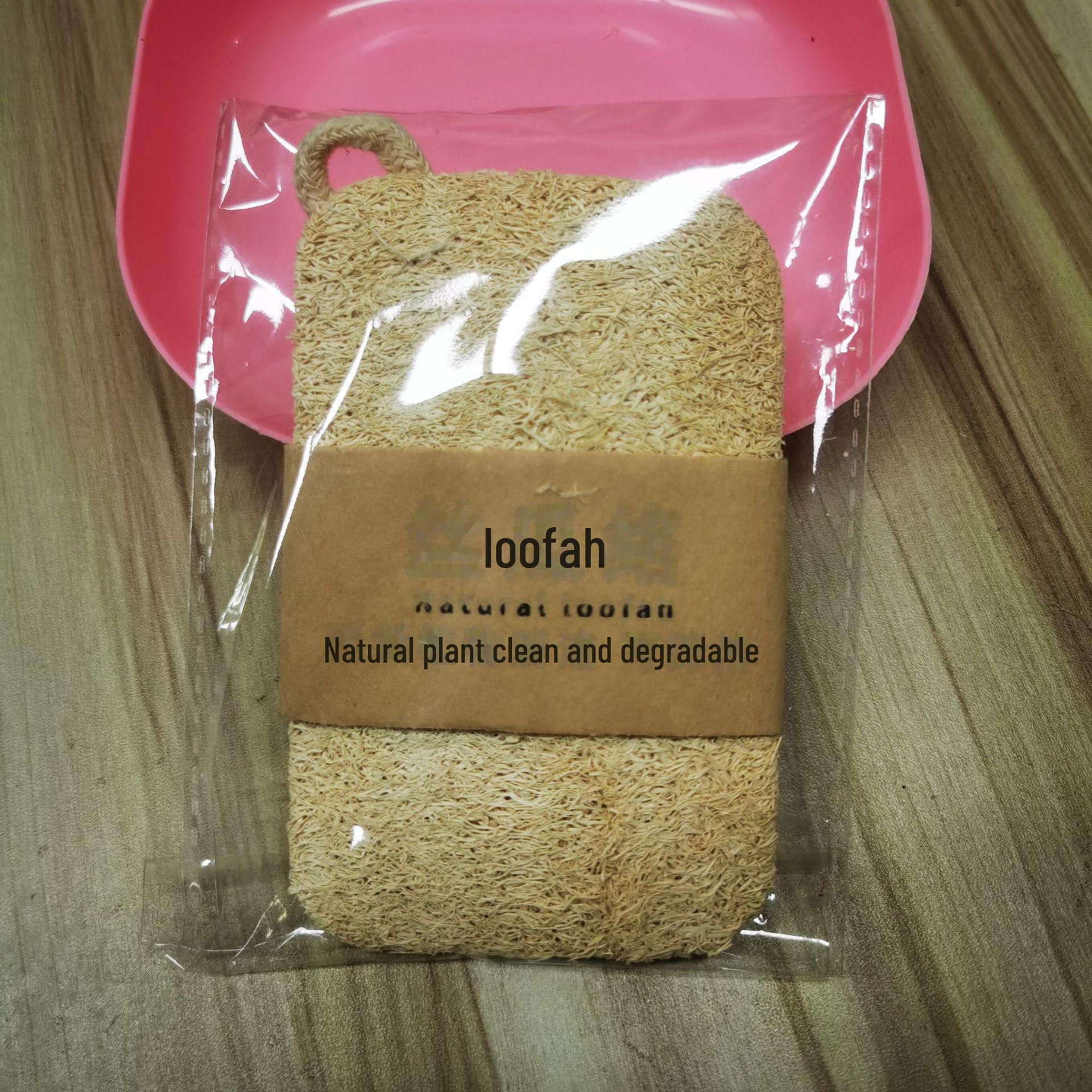 

Экологичный набор для чистки кухни из люфы: Прочные щетки для мытья кастрюль и чашек, губки для мытья посуды.